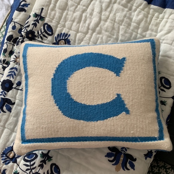 Jonathan Adler “C” pillow - Picture 2 of 2